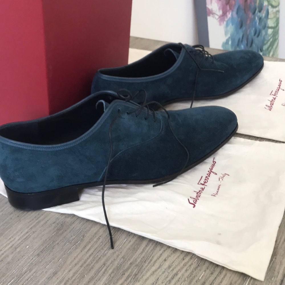Ferragamo Venezia Men Shoes 8.5